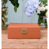 Maison Scarlett - Coffret à bijoux Louise camel